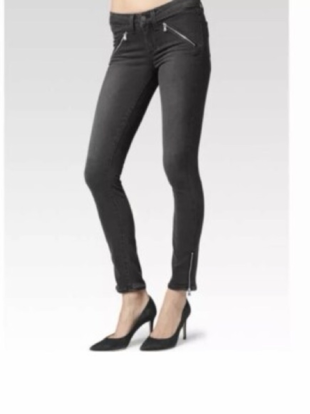 Paige Dover zip ankle Jeans